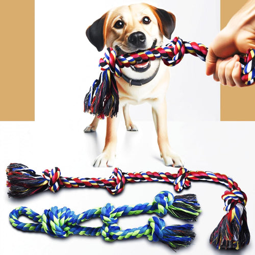 2-Pack Cotton Rope Dog Toys – Durable Tug-of-War Chew Toys for Large Dogs & Aggressive Chewers