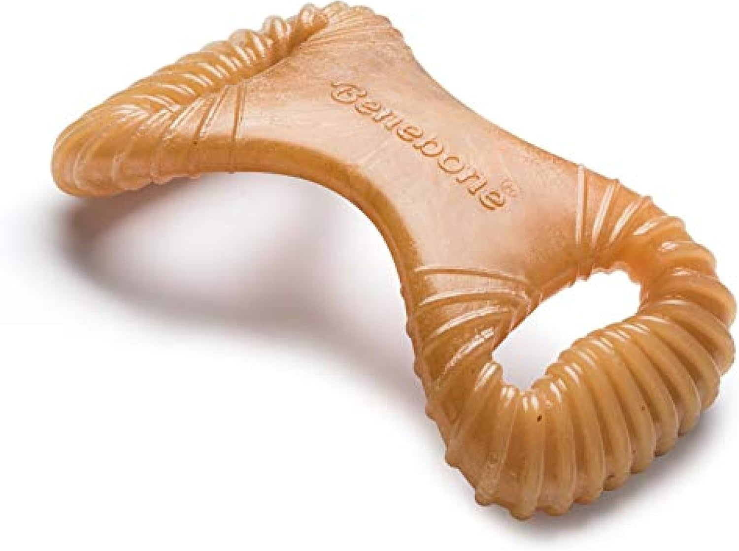 Benebone Wishbone Dog Chew Toy – Long Lasting Bacon Flavour Chew for Medium Dogs