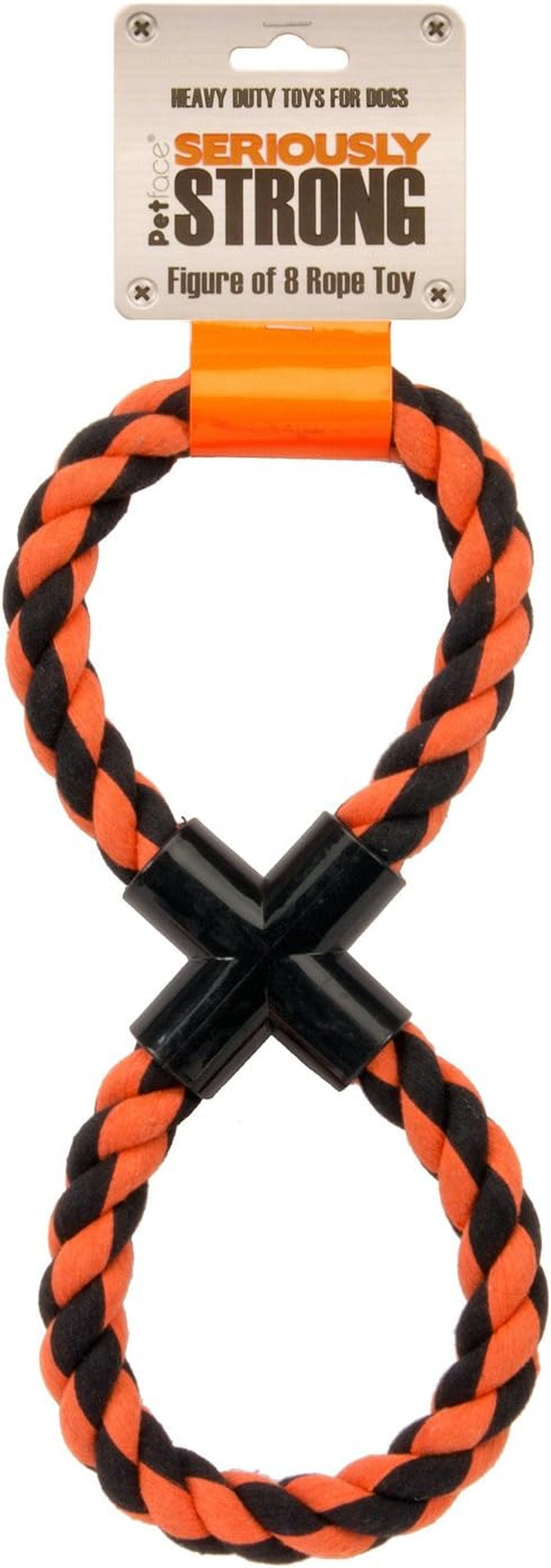 Petface Seriously Strong Figure of 8 Rope Dog Toy – Durable Tug & Chew Toy for Medium & Large Dogs