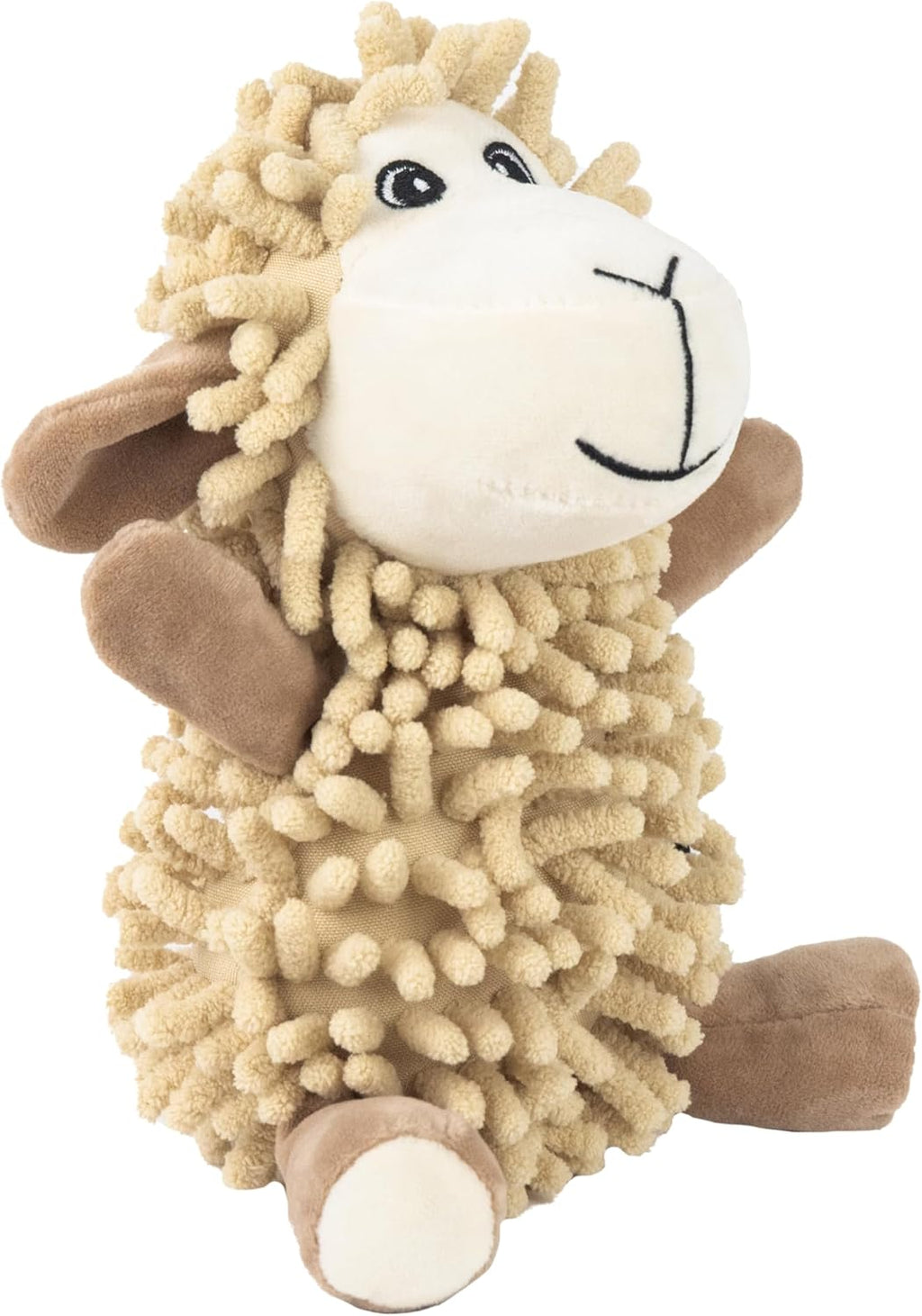 Shelby the Sheep Squeaky Noodle Dog Toy – Super Soft Plush Toy for Puppies & Small Dogs