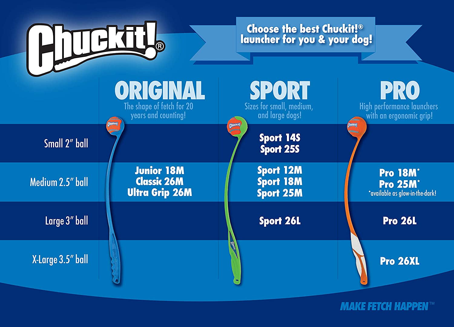 Chuckit Max Glow Dog Ball – Glow-in-the-Dark Rubber Fetch Toy for Dogs