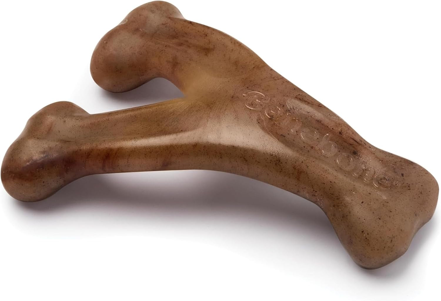 Benebone Wishbone Dog Chew Toy – Long Lasting Bacon Flavour Chew for Medium Dogs
