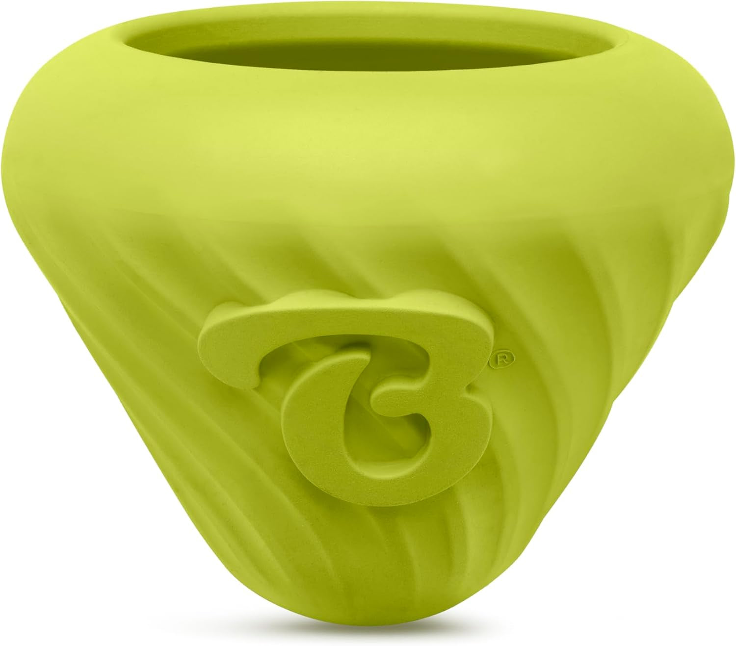 Benebone Bounce Cone Natural Rubber Treat Dispensing Dog Toy – Interactive Slow Feeder & Enrichment Toy