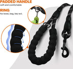 Rope Dog Lead with Padded Handle – 1.2M Reflective Climbing Rope Leash for Small Dogs