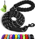 Rope Dog Lead with Padded Handle – 1.2M Reflective Climbing Rope Leash for Small Dogs