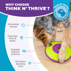 Nina Ottosson Treat Maze Puzzle Toy – Level 2 Interactive Treat Dispenser for Mental Stimulation & Dog Enrichment