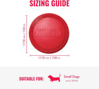 KONG Flyer Natural Rubber Flying Disc – Durable Fetch Toy for Small Dogs