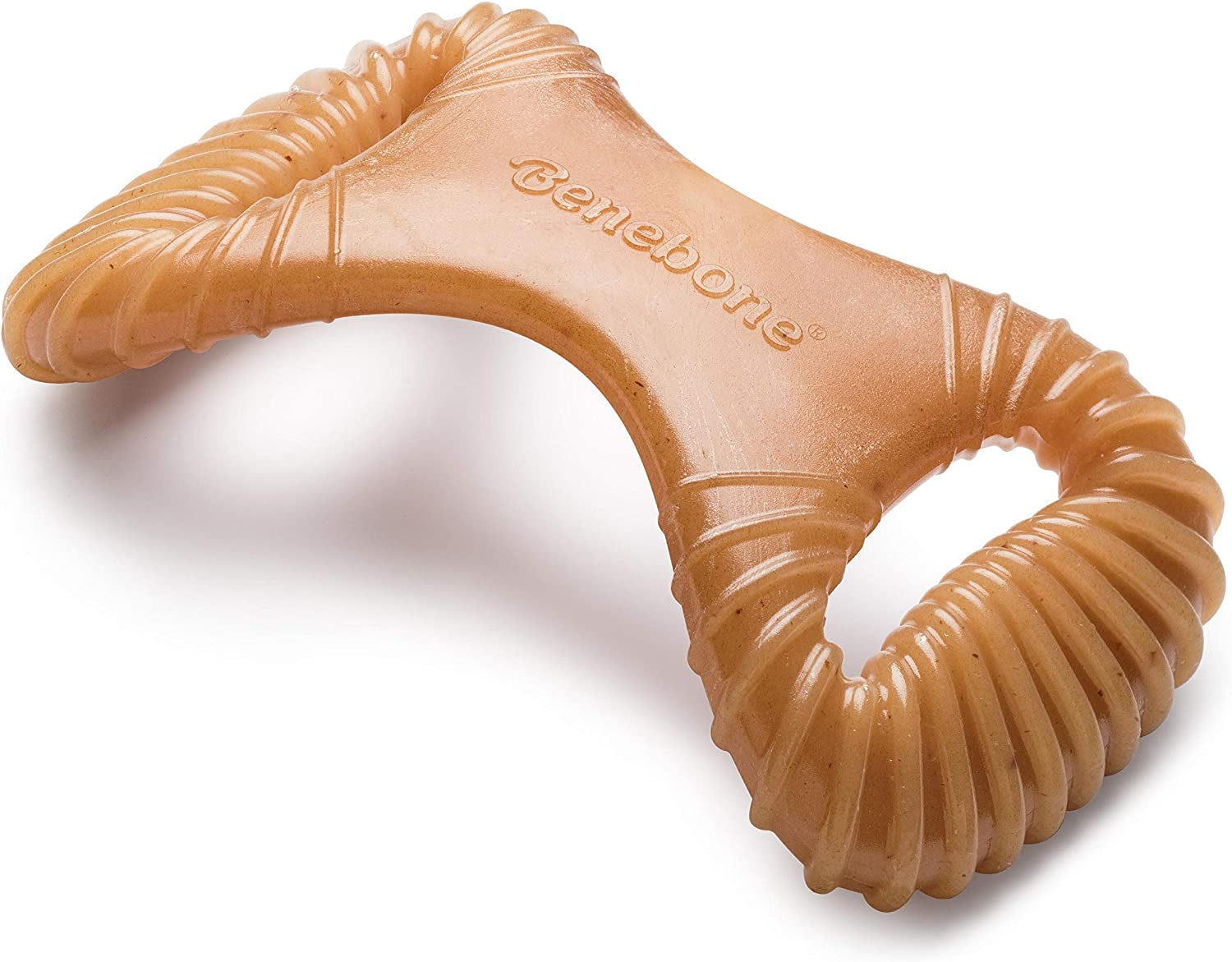 Benebone Wishbone Dog Chew Toy – Long Lasting Bacon Flavour Chew for Medium Dogs