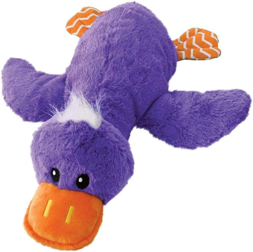 KONG Comfort Jumbo Duck Dog Toy – XL Plush Squeaky Cuddly Toy for Large Dogs