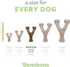 Benebone Wishbone Dog Chew Toy – Long Lasting Bacon Flavour Chew for Medium Dogs