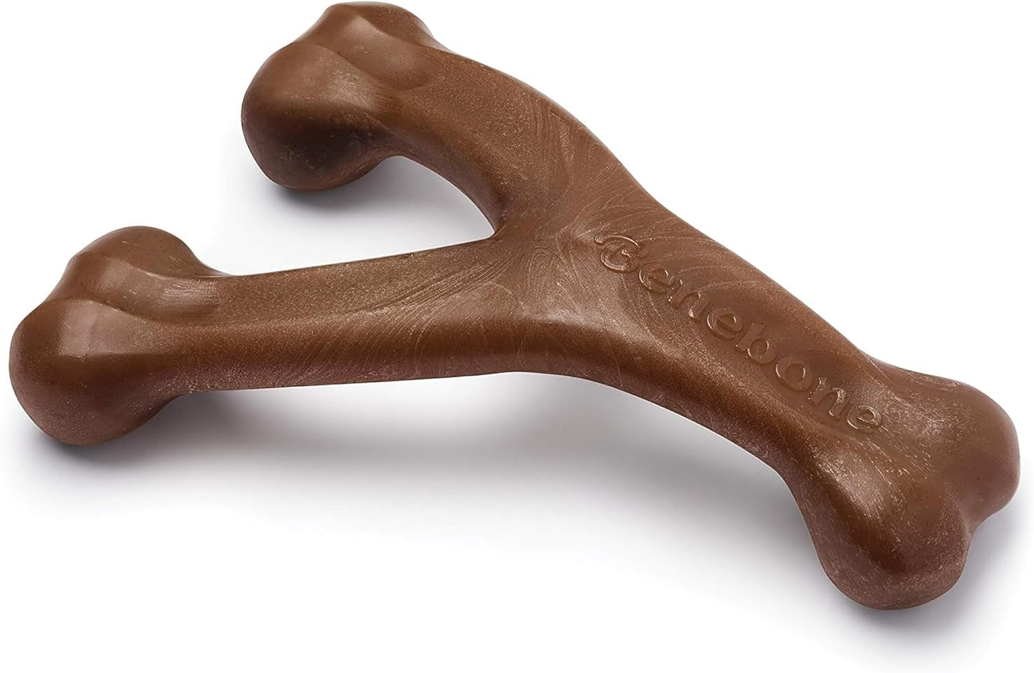 Benebone Wishbone Dog Chew Toy – Long Lasting Bacon Flavour Chew for Medium Dogs