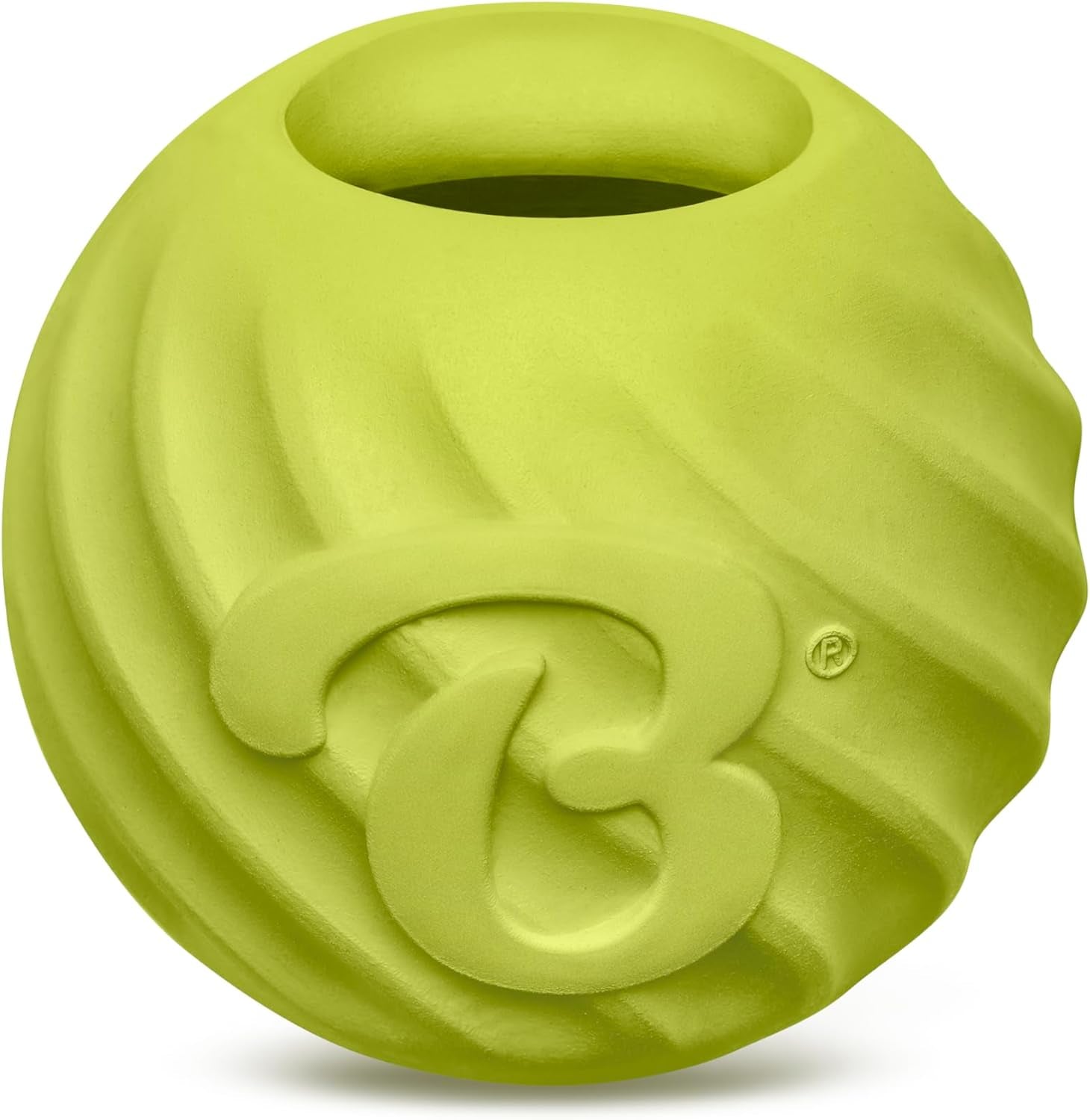 Benebone Bounce Cone Natural Rubber Treat Dispensing Dog Toy – Interactive Slow Feeder & Enrichment Toy