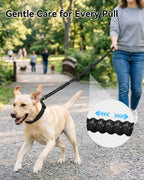 Tactical Dog Lead – Heavy Duty Bungee Shock Absorbing Leash with Double Handle & Car Seatbelt for Medium, Large & XL Dogs
