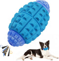 Rugby Squeaky Dog Chew Toy – Tough Nylon & Rubber Teeth Cleaning Toy for Aggressive Chewers & Large Dogs