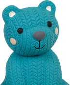 Petface Latex Teddy Bear Squeaky Dog Toy – Soft Blue Chew Toy for Puppies & Small Dogs