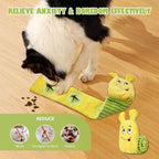 CHAWONER Snuffle Treat Dispensing Squeaky Dog Toy – No-Stuffing Puzzle Toy for Small, Medium & Large Dogs