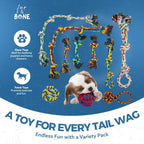 10-Pack Natural Cotton Dog Rope Toys – Indestructible Chew & Tug Toys for All Breeds & Aggressive Chewers