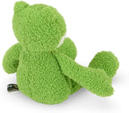 (Little ) Finlay Frog Plush Dog Toy with Built-In Squeaker, Lightweight Puppy Toy (Pack of 1)