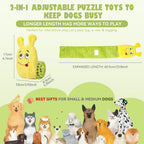 CHAWONER Snuffle Treat Dispensing Squeaky Dog Toy – No-Stuffing Puzzle Toy for Small, Medium & Large Dogs