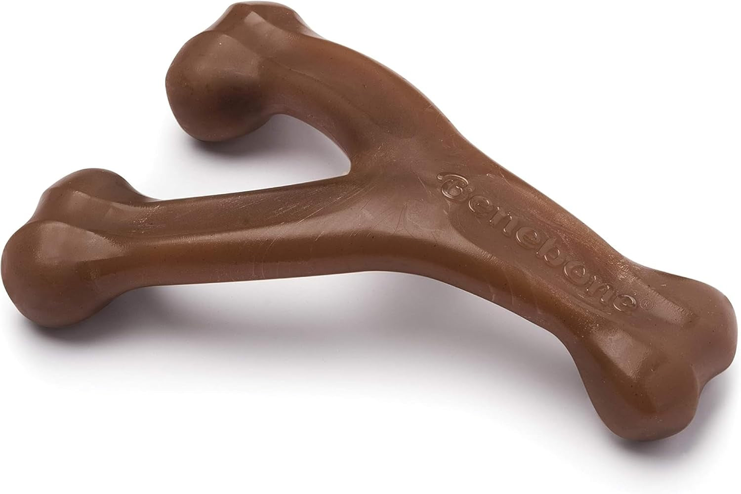 Benebone Wishbone Dog Chew Toy – Long Lasting Bacon Flavour Chew for Medium Dogs