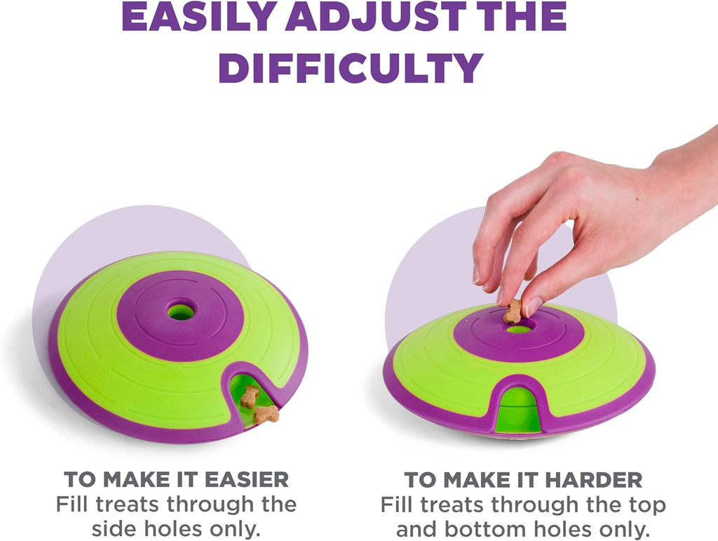 Nina Ottosson Treat Maze Puzzle Toy – Level 2 Interactive Treat Dispenser for Mental Stimulation & Dog Enrichment
