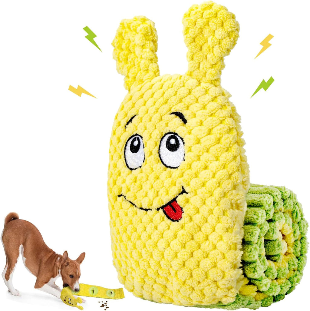 CHAWONER Snuffle Treat Dispensing Squeaky Dog Toy – No-Stuffing Puzzle Toy for Small, Medium & Large Dogs