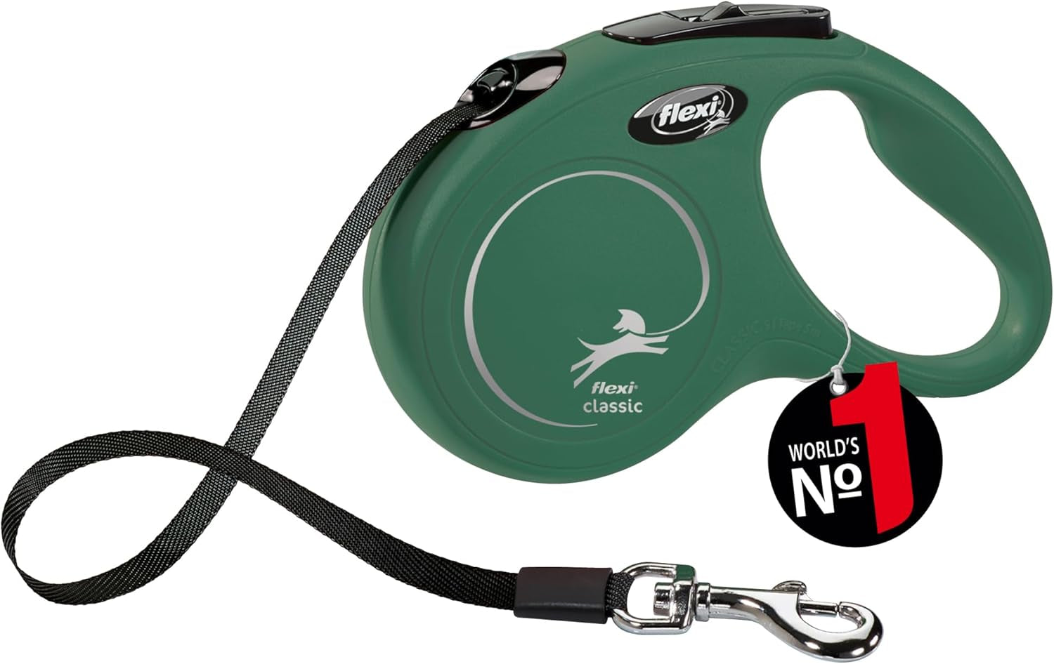 flexi New Classic Retractable Dog Lead – for Small Dogs up to 15kg