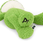 (Little ) Finlay Frog Plush Dog Toy with Built-In Squeaker, Lightweight Puppy Toy (Pack of 1)