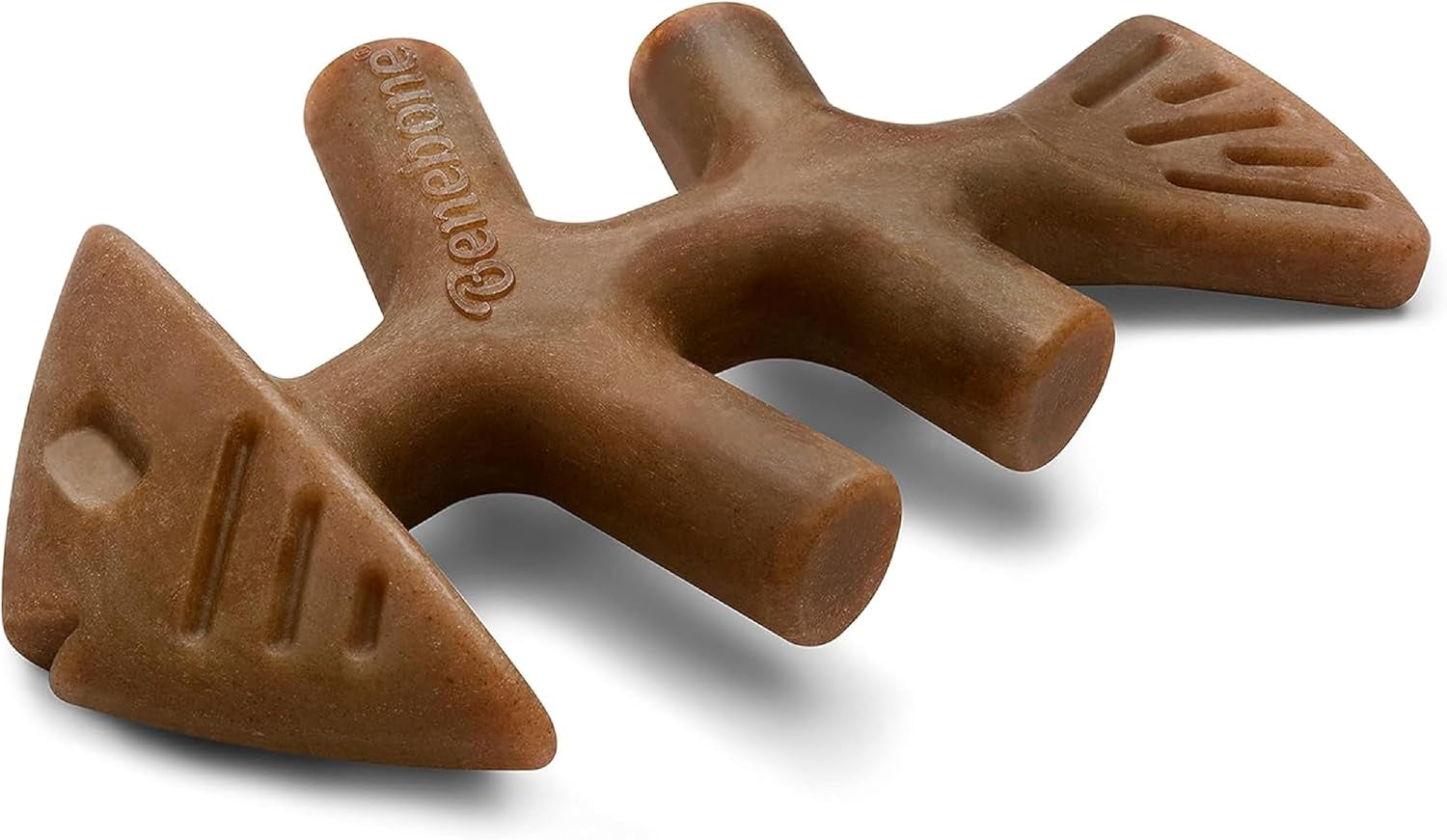 Benebone Wishbone Dog Chew Toy – Long Lasting Bacon Flavour Chew for Medium Dogs