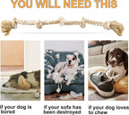 Fida Heavy Duty Cotton Rope Dog Toy – 92cm Indestructible Tug of War Chew Toy for Large Dogs