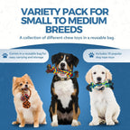 10-Pack Natural Cotton Dog Rope Toys – Indestructible Chew & Tug Toys for All Breeds & Aggressive Chewers