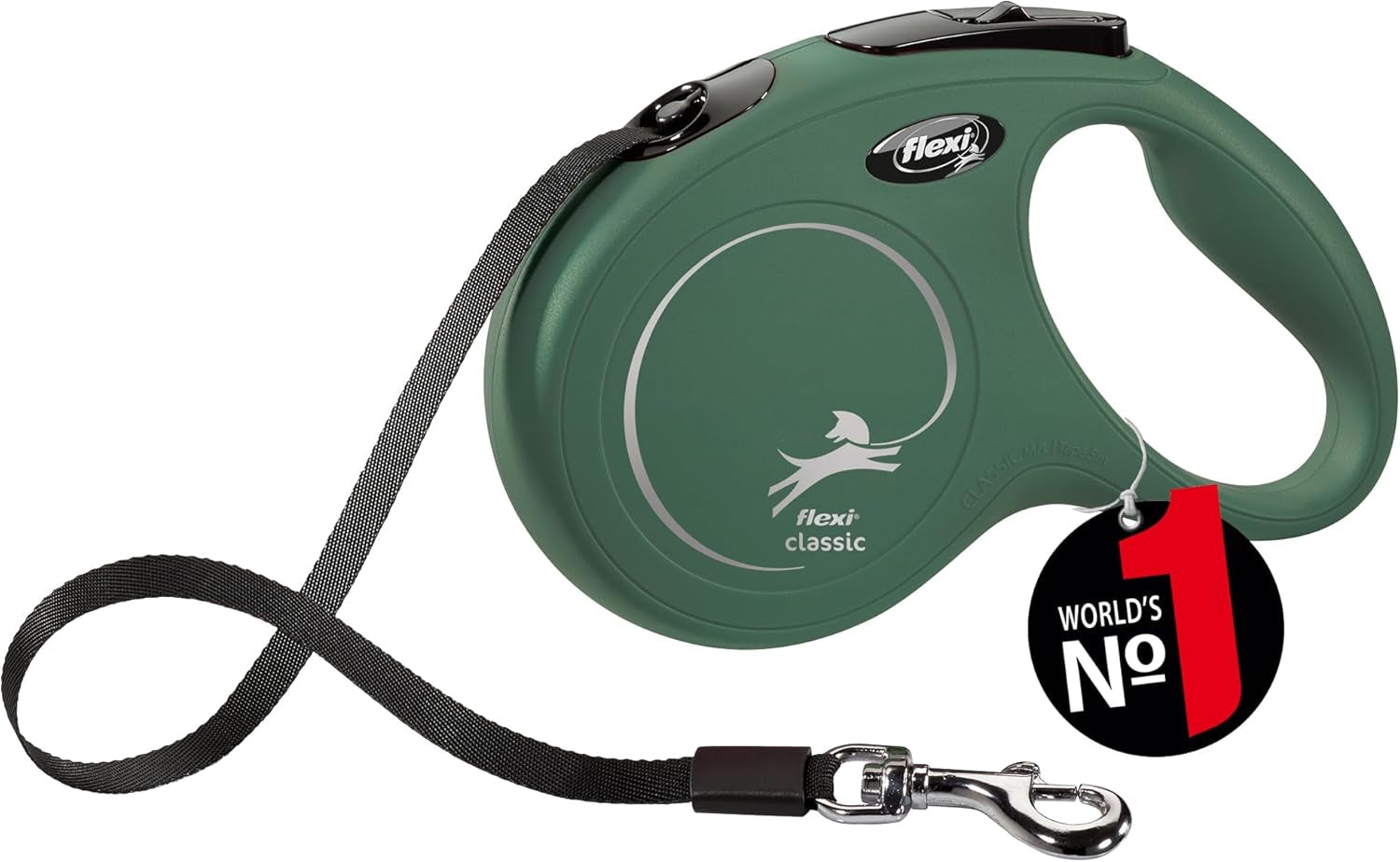 flexi New Classic Retractable Dog Lead – for Small Dogs up to 15kg