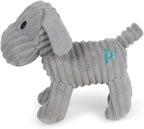 Petface Freddi Cord Plush Squeaky Puppy Toy – Soft Textured Dog Toy for Puppies & Small Dogs