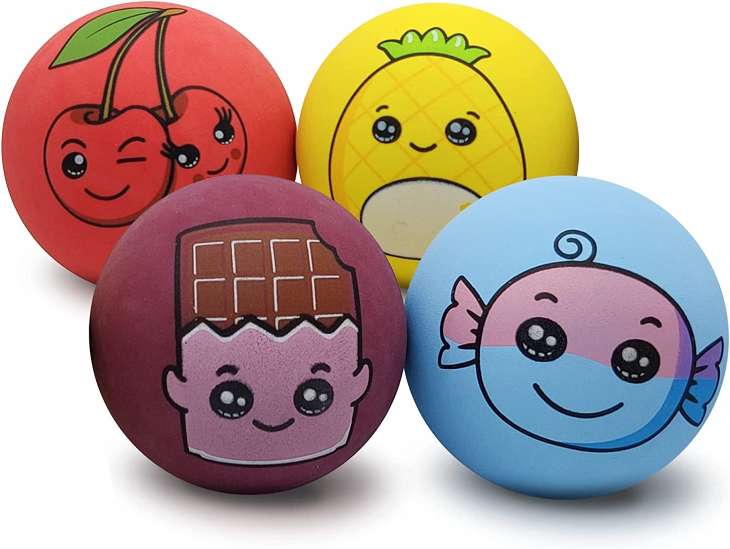 SPORTSPET High Bounce Natural Rubber Dog Balls