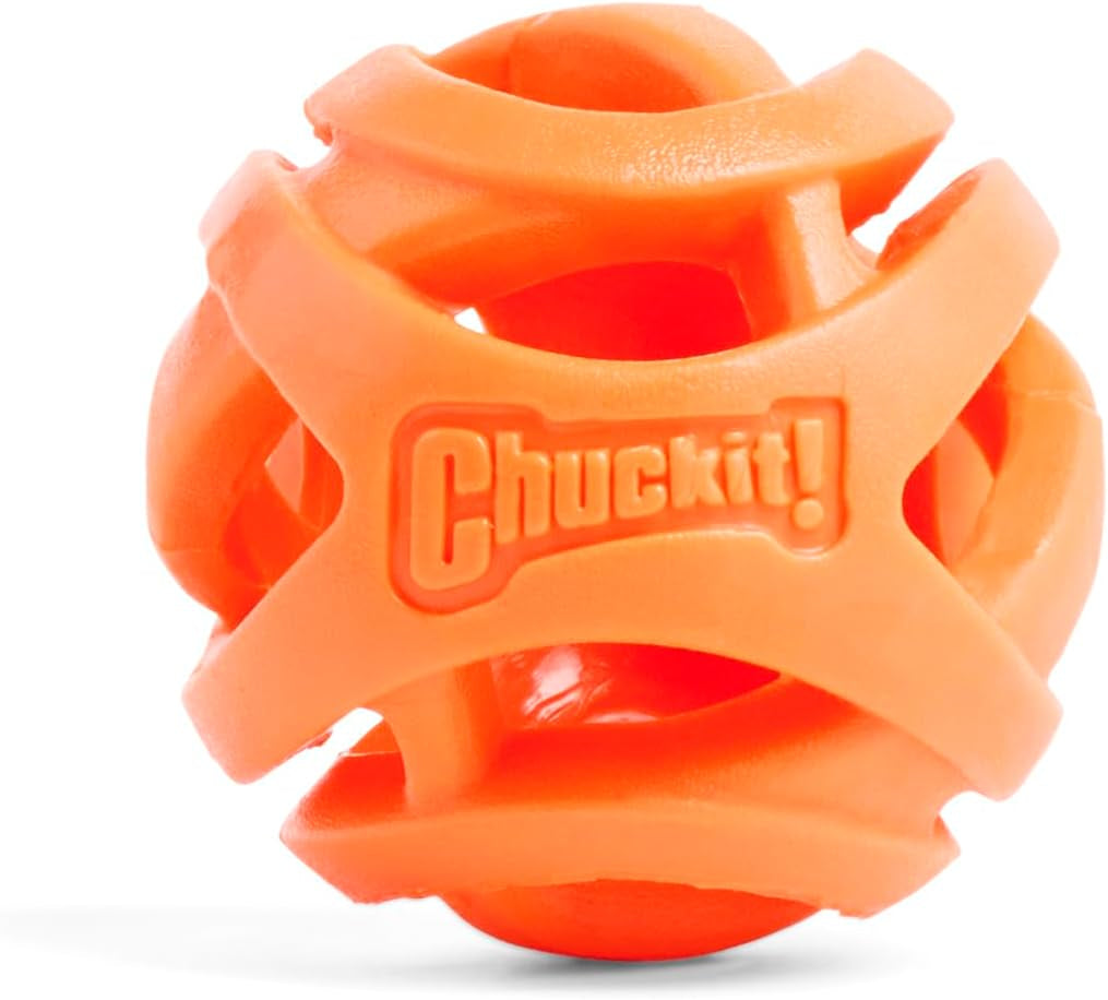 Chuckit Breathe Right Fetch Ball – Lightweight Natural Rubber Dog Ball for Medium Dogs