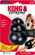 KONG Extreme Dog Toy – Durable Natural Rubber Treat Dispenser & Chew Toy for Power Chewing Large Dogs