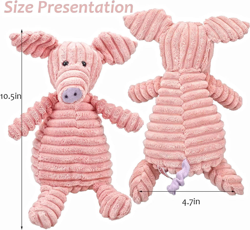 5-Pack Squeaky Plush Dog Toys Bundle – Soft Chew Toys for Puppies, Small, Medium & Large Dogs
