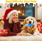 Tough Dog Toys for Aggressive Chewers, Indestructible Dog Chewers for Medium & Large Breeds,Squeaky Durable Chew Toys to Keep Them Busy, Reduce Boredom, Teeth Cleaning, Bacon Flavor