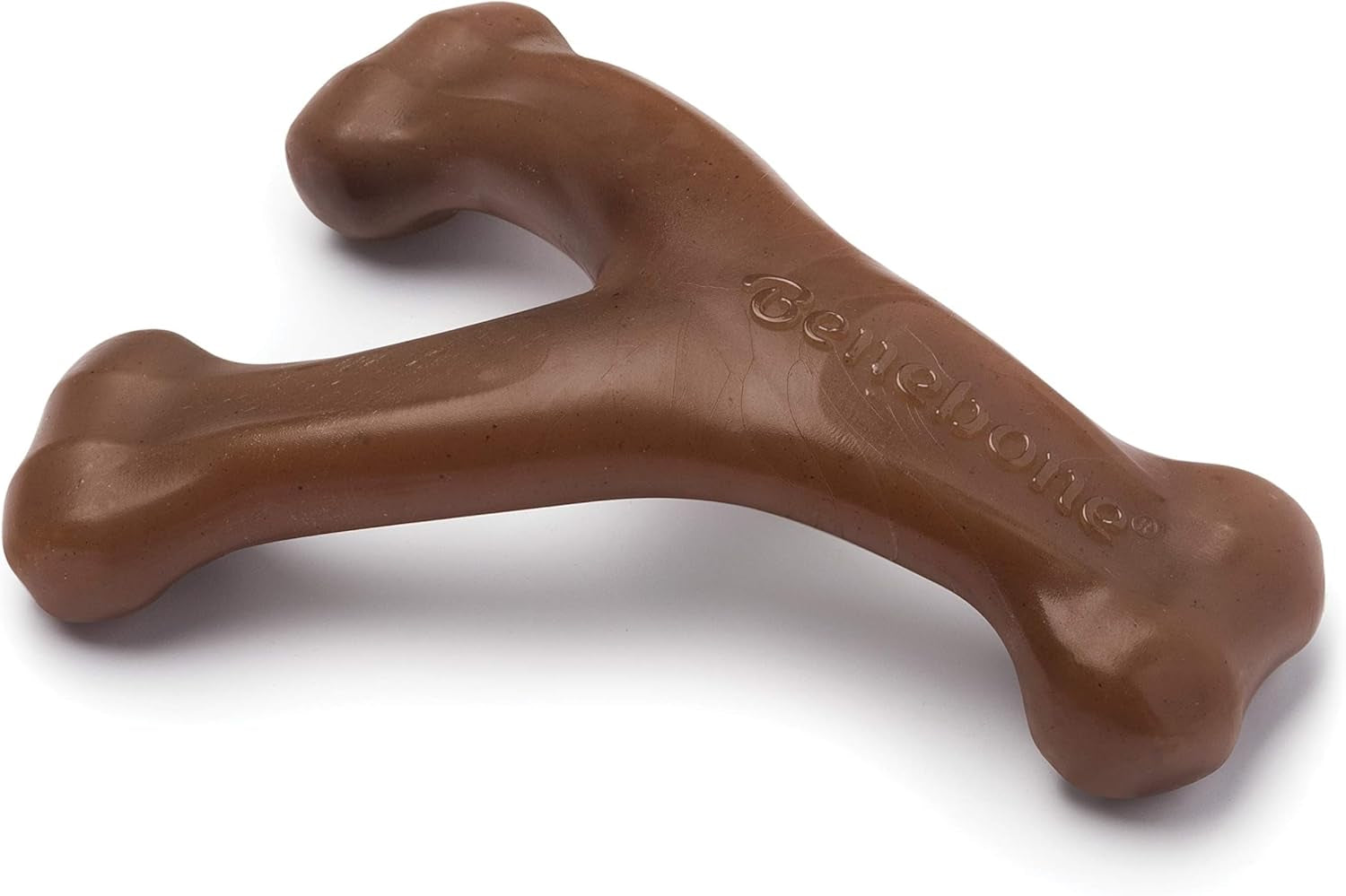 Benebone Wishbone Dog Chew Toy – Long Lasting Bacon Flavour Chew for Medium Dogs