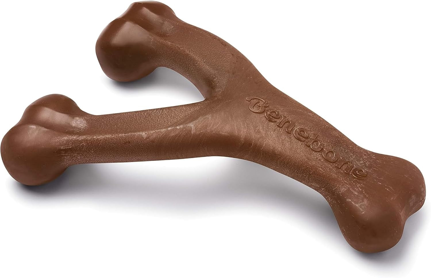 Benebone Wishbone Dog Chew Toy – Long Lasting Bacon Flavour Chew for Medium Dogs