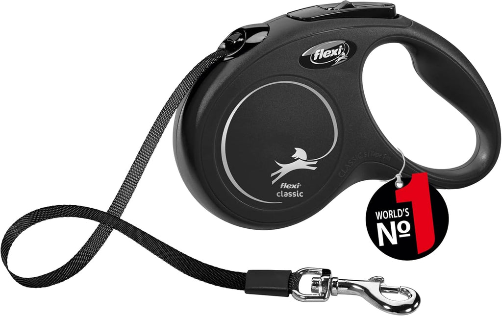 flexi New Classic Retractable Dog Lead – for Small Dogs up to 15kg