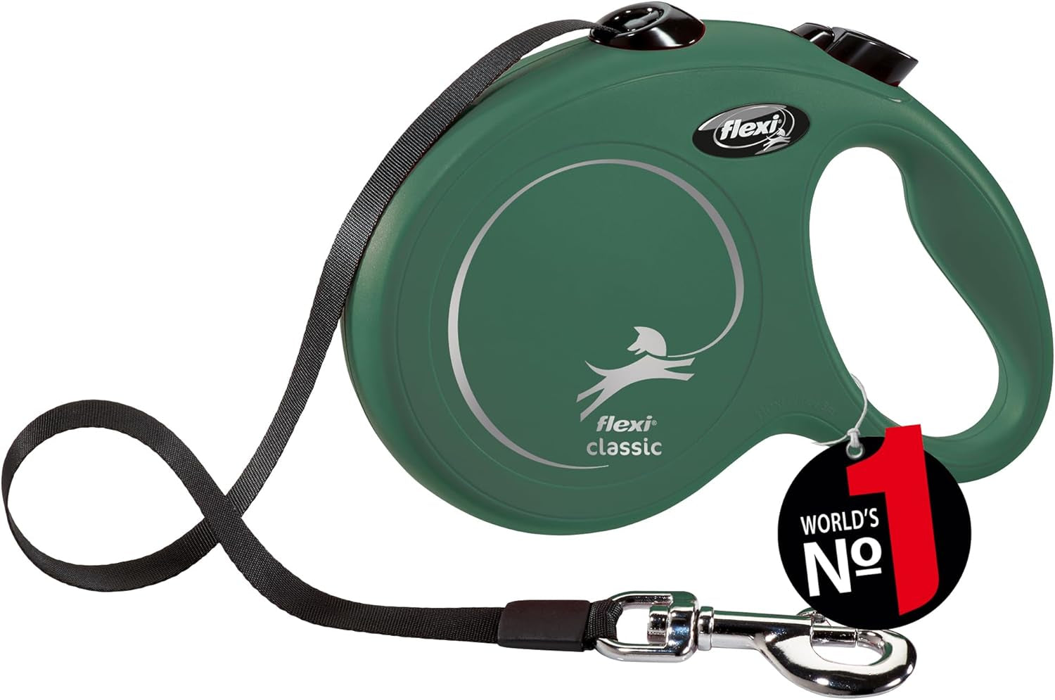flexi New Classic Retractable Dog Lead – for Small Dogs up to 15kg