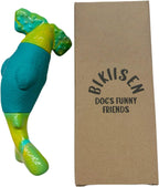 BIKIISEN Hammerhead Shark Squeaky Dog Toy – Tough Rubber & Nylon Chew Toy for Medium & Large Dogs