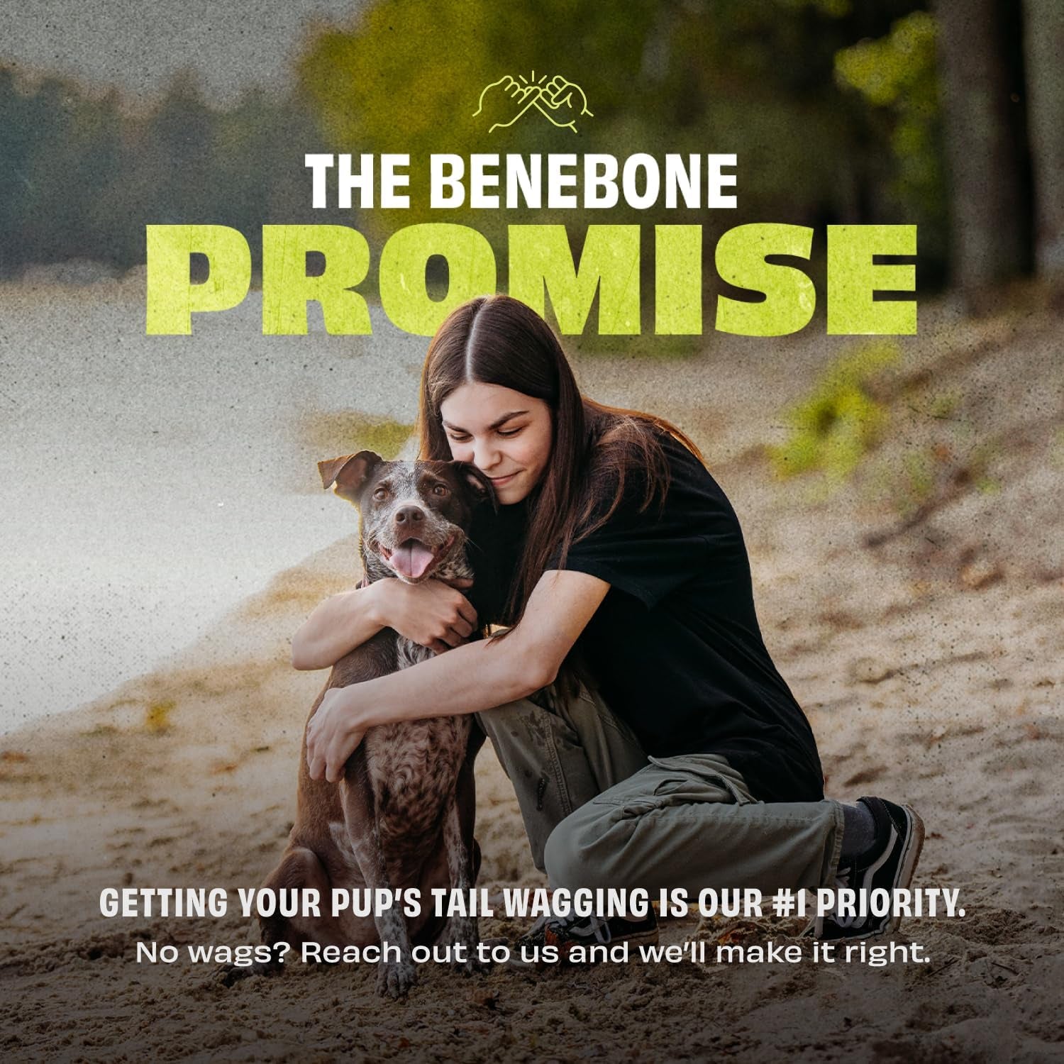 Benebone Bounce Cone Natural Rubber Treat Dispensing Dog Toy – Interactive Slow Feeder & Enrichment Toy