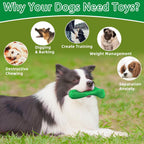 HETOO Natural Rubber Dog Toothbrush Chew Toy – Teeth Cleaning Dental Rod for Puppies & Dogs