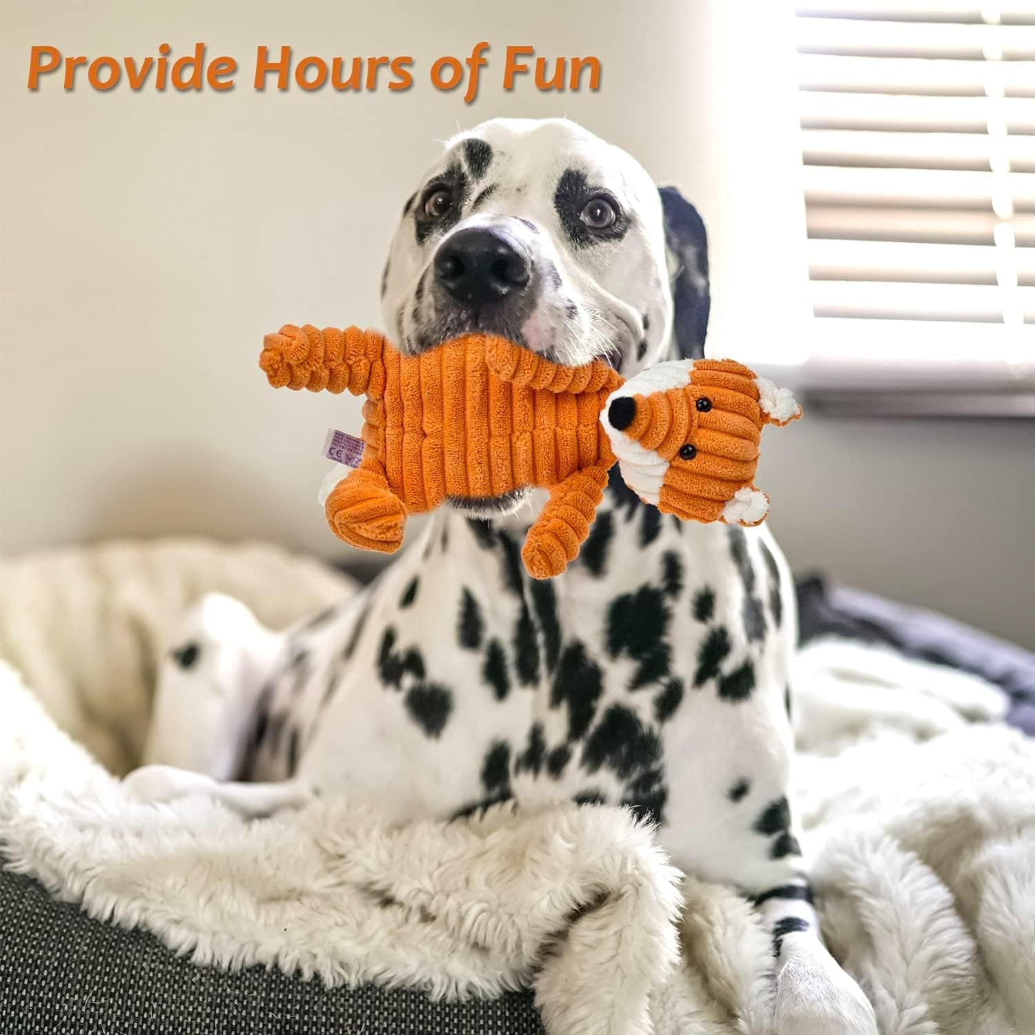 5-Pack Squeaky Plush Dog Toys Bundle – Soft Chew Toys for Puppies, Small, Medium & Large Dogs