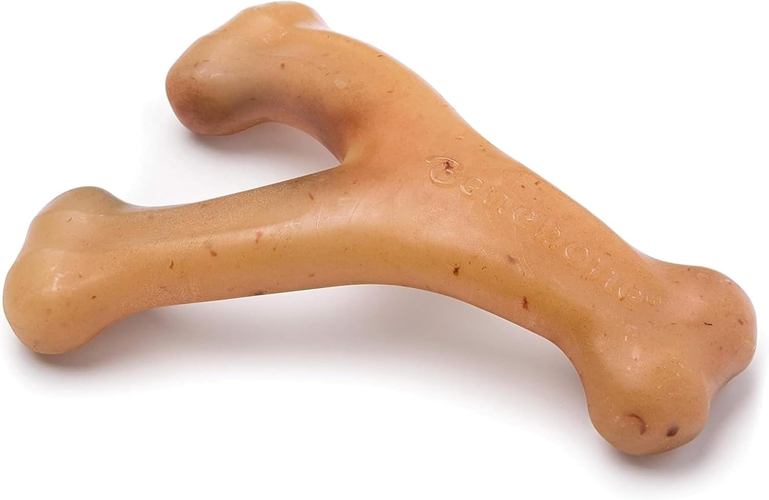 Benebone Wishbone Dog Chew Toy – Long Lasting Bacon Flavour Chew for Medium Dogs
