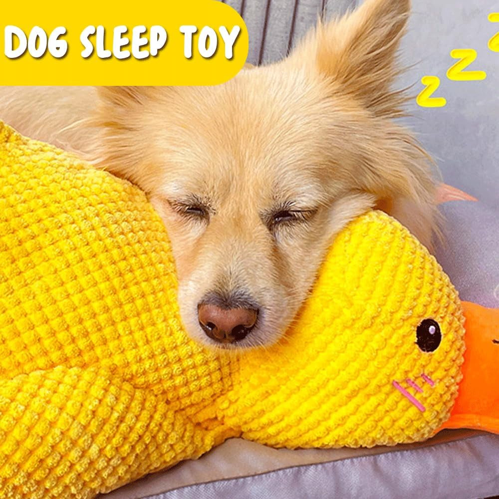 Plush Dog Toy for Large Dogs, Duck Squeaky Dog Toys, Soft Puppy Toy for Small Medium Large Dogs
