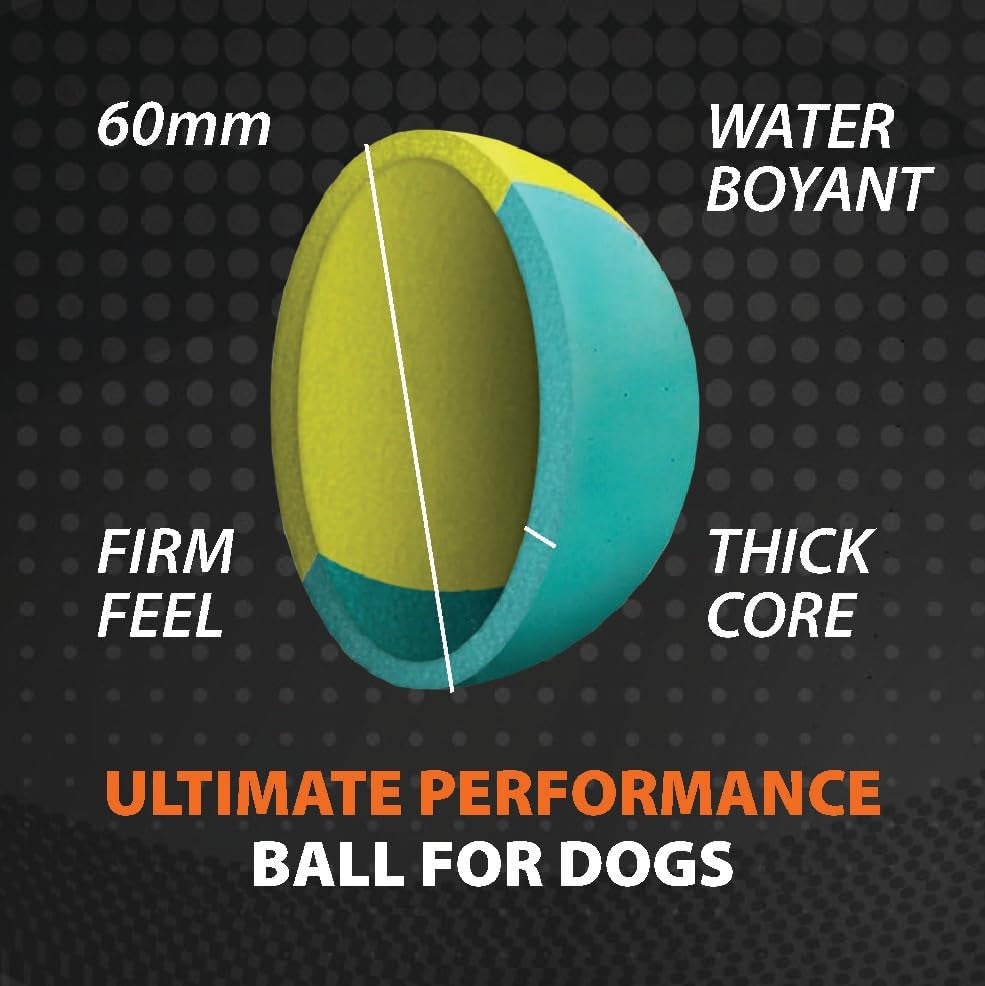 SPORTSPET High Bounce Natural Rubber Dog Balls