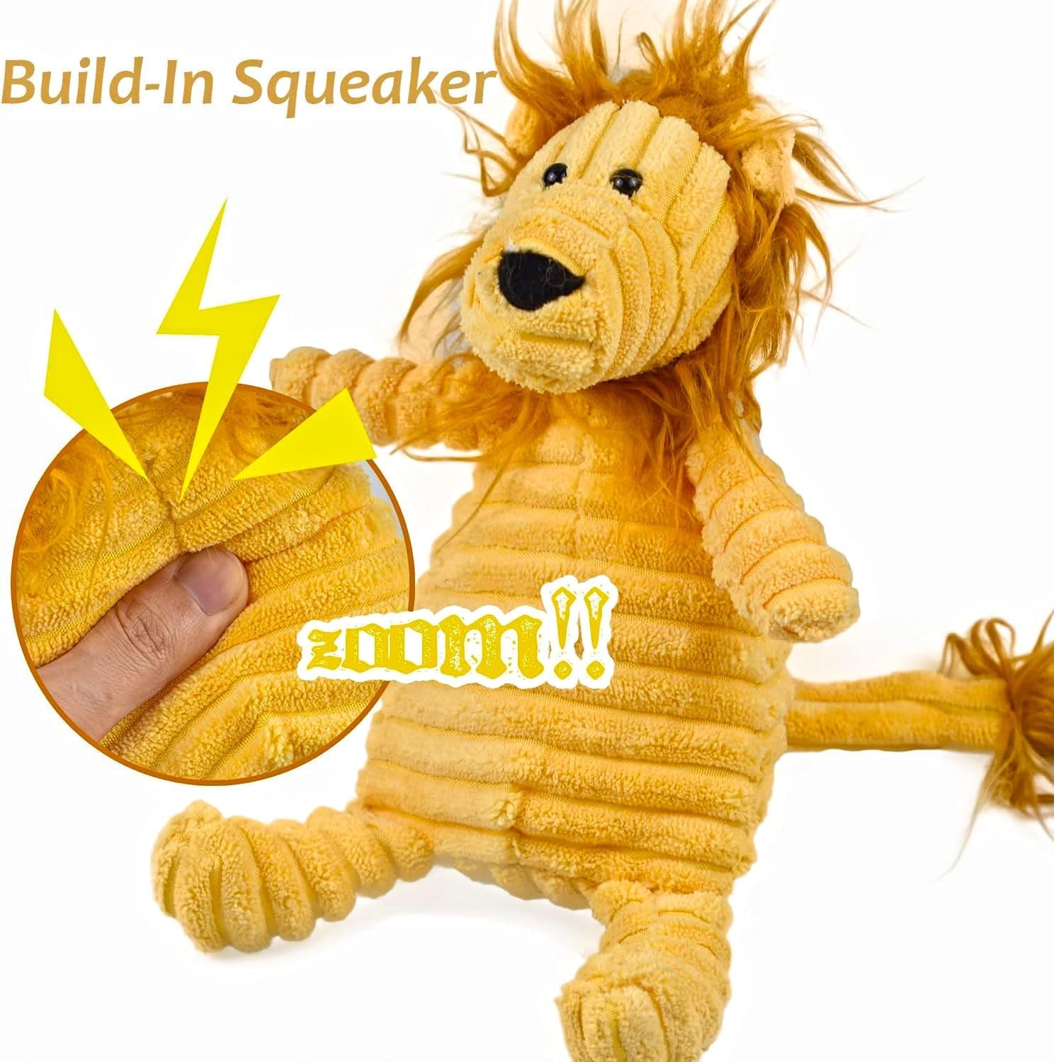 5-Pack Squeaky Plush Dog Toys Bundle – Soft Chew Toys for Puppies, Small, Medium & Large Dogs